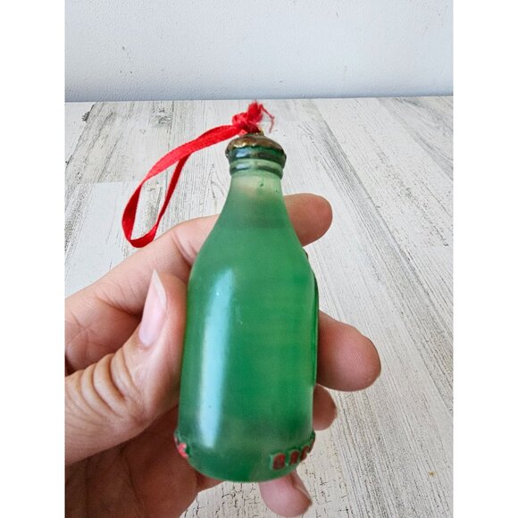 Cheer beer Santa glass ornament Xmas tree - Picture 4 of 8